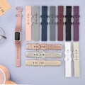 Pikkukuva 2 / 5: Fitbit Charge 5 / Charge 6 -yhteensopiva ranneke naisille ja miehille, pehmeä silikoni, säädettävä, vedenpitävä urheiluranneke