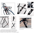 Miniatyrbild 5 av 5: Cykel Framsäte Stål | Framsäte Cykel Lastställ | Cykel Lastställ Lastnät | Med Stabilitet Och Universal | Passar Multifunktionell Och Universal Användning |