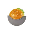 Miniatyrbillede 2 af 5: 4 stk. Hamburger Buns Fast Box Burger Holder Sandwich Holder Genanvendelig Grey only 1 pcs