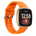 Miniatyrbillede 3 af 5: Til Fitbit Versa 3 silikone urrem Orange