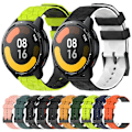 Miniatyrbillede 3 af 5: To-farvet silikoneur til Xiaomi MI Watch S1 Active Lime Green   Black