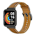 Miniatyrbilde 2 av 5: For Xiaomi Redmi Watch 2 Lite - Utbyttbar rem i äkta läder - Justerbart klockarmband Light brown Style D