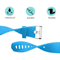 Miniatyrbillede 2 af 4: Udskiftningsbånd, der er kompatible med Fitbit Charge 2, Classic & Special Edition justerbare sportsarmbånd Cerulean Small