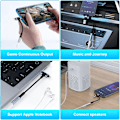 Pikkukuva 5 / 5: in1 iPhone USB c Kuulokeliitäntäadapteri Lightning +USB-C - 3,5 mm:n audioliitäntäadapteri iPhone 15 14 13:lle, Samsung ja muut Type-C -laitteet