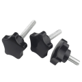 Miniatyrbilde 4 av 5: 10 stk M6/m8 håndskrue femstjerners formet hodegjengeklemmeskruer Boltknott 6*20mm