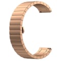 Miniatyrbillede 1 af 2: Til Garmin Forerunner 245 urbånd i rustfrit stål og sommerfuglespænde Rose Gold