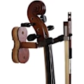 Miniatyrbillede 1 af 5: Violin vægbeslag med buekrog - hårdttræ - til hjemmet og studiet