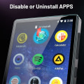 Miniatyrbillede 5 af 5: Mp3-afspiller Bluetooth med Spotify til børn, hørbar, browser (aftagelig), amazon musik, 4.0" Ips-skærm Mp4 bærbar musikafspiller, fuld berøringsskærm i metal