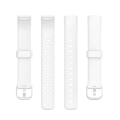 Miniatyrbillede 2 af 5: Til Fitbit Luxe Silicone Color Buckle Watch Band White