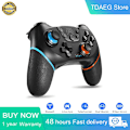 Miniatyrbillede 2 af 5: Trådløs Bluetooth-controller til Nintendo Switch Pro Controller Gamepad Pro Controller til Switch-konsol med 6-akset håndtag Blue Red