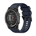 Miniatyrbilde 1 av 5: For Garmin Fenix ​​3 Sapphire 26 mm horisontal tekstur silikonklokkerem med fjerningsverktøy Navy Blue