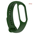 Miniatyrbilde 1 av 5: Ny 2/3/5pcs klokkestropp for Xiaomi Mi 7 håndledd silikonarmbånd håndleddsstropper treningsklokkestropp smartwatch-tilbehør 10 3pcs3098