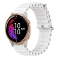 Miniatyrbild 1 av 5: För Garmin Venu 20mm Ocean Style Silikon Solid Color Watch Band White