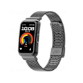 Miniatyrbillede 1 af 2: Pakke 360 Fleksibelt Stål Mesh Armbånd Cover til Huawei Strap 8 Sort