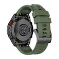 Miniatyrbilde 4 av 5: 22mm Hurtigutløselig Silikonrem for Garmin Fenix 7 Army Green