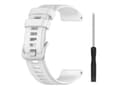 Miniatyrbild 2 av 4: Rem för Garmin Fenix 6 Sapphire Gps 22Mm Vit Solid Color Silikonklockarmband