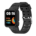 Pikkukuva 1 / 5: Xiaomi Redmi Watch 2 Lite/watch Lite 2/watch Lite/redmi Watch 2/redmi Watch -integroitu silikoniranneke Black