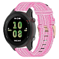 Miniatyrbillede 1 af 5: Til Garmin Venu 2 22mm nylonvævet urrem Pink