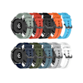 Miniatyrbilde 4 av 4: Rem for Garmin Venu 20 mm hvit silikon konkav stripe klokkestropp