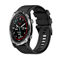 Miniatyrbillede 1 af 5: Til Garmin Descent Mk 2 26 mm horisontal tekstur silikone urrem med værktøj til fjernelse Black
