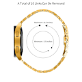 Miniatyrbillede 4 af 5: Til Huawei Watch 2/Watch GT 2 42mm/Watch GT 3 42mm Rustfrit stål urrem Stilet håndled - Multicolor Style C