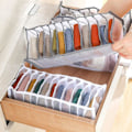 Pikkukuva 5 / 5: Alusvaatteet Organizer Set -taitettava Alusvaatteet Drawer Organizer Gray 11 grid