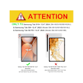 Miniatyrbild 2 av 3: Kompatibel med Samsung Galaxy Tab S10 Plus 2024, S9 Fe/s9 Plus 12,4 tum Svart