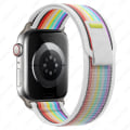 Miniatyrbillede 1 af 5: Bånd til Apple Watch-rem 49 mm 44 mm 40 mm 45 mm 41 mm 42 mm 38 mm Correa Nylon Trail Loop-armbånd Iwatch Ultra Series 7 6 5 3 Se 8 rainbow 42 44 45 49mm