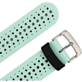 Miniatyrbillede 2 af 2: Udskiftningsrem til smart armbåndsur til Garmin Forerunner 220/230/235/620/630/735xt/235 Lite Aqua-Black