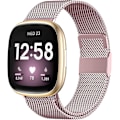 Miniatyrbilde 1 av 5: Magnetiske bånd som er kompatible med Fitbit Versa 3 og Sense Smartwatch - Multi Color Rose Gold Large