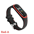 Pikkukuva 1 / 5: Silikonihihna Xiaomi Mi Band 6 7 5 3 4 Lisävarusteet Urheilurannekkeen Vaihtovyö Correa Ranneke Mi Band 7 6 Nfc Ranneke Red-A Mi band 3 4