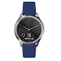 Miniatyrbild 3 av 5: För Garmin Vivoactive 3 / Vivomove Hr Solid Color Reverse Buckle Watch Navy Blue