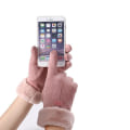 Miniatyrbilde 4 av 5: Vinter Touch Screen Hansker Dame Vinterhansker Varme votter Red