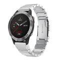 Miniatyrbilde 1 av 5: For Garmin Fenix ​​5x Plus 26mm Tortoise Shell rustfritt stål klokkebånd Sliver