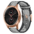 Miniatyrbilde 1 av 5: For Garminmove Luxe 20 mm nylon vevd klokkerem Grey