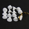 Miniatyrbilde 5 av 5: 100stk klare øredobber puter silikon komfort øredobber for klips på øredobber B 10mm*8mm