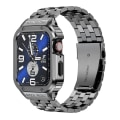 Miniatyrbild 1 av 5: Armband i rostfritt stål för Apple Watch Band 49 mm 45 mm 44 mm (ej watch) cover Tillbehör Iwatch Ultra Series 7 6 Se 8+ case space gray 45mm