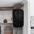 Miniatyrbillede 3 af 5: 2 stk. Sort Tøjrejse- og Opbevaringspose Åndbar Taske 26x42x5 Tommer Black