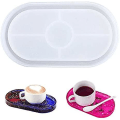 Miniatyrbillede 1 af 5: Lanjue Dish Resin Form Silikone Fremstilling Epoxy Form Ler Coaster Epoxy Resin Form