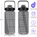 Miniatyrbillede 2 af 5: Halv Gallons Vandflaske Med Ærme - 64oz Inspirerende Kande