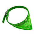 Pikkukuva 1 / 5: Säädettävä lemmikkieläinten bandana kaulahuivi koiran sylkipyyhe puuvillainen koiran tarvikkeet painatus kolmioside Green