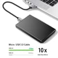 Miniatyrbillede 4 af 5: Type c til Micro-B Mobil Harddisk Kabel USB 3.1 til USB 3.0 Datakabel, Transmissionshastighed 5 Gbps (1.5m)