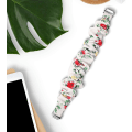 Miniatyrbilde 5 av 5: Scrunchies kompatibel med Fitbit Inspire 2 Band/inspire Hr Band/inspire White Red Flower Small