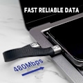 Pikkukuva 5 / 5: USB C - Lightning -kaapeli lyhyt 0,4 jalkaa Apple Mfi -sertifioitu