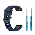 Miniatyrbillede 1 af 4: Silikone Quick Release Rem til Garmin Fenix 7 / Epix Midnight Blue