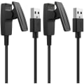 Miniatyrbilde 1 av 5: 2-pakningslader for Garmin Forerunner 235/35/35j/64/230/630/645/645 Music/735xt/vivomove Hr/approach S20/g10/lily Watch