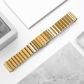 Miniatyrbillede 5 af 5: Til Fitbit Versa 3 / Sense Universal Butterfly Buckle Metal Watch Band Gold