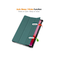 Miniatyrbillede 2 af 3: Etui til Lenovo Tab M10 10.1tb 328fu 2022 Tre Foldbart Dvale Anti Fald (gen 3) (grøn)