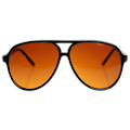 Pikkukuva 2 / 4: Retro 80-luvun Vintage Blue Blocking Xl Suuret muoviset Aviator-aurinkolasit