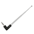 Miniatyrbillede 5 af 5: Fm-radioantenne 3,5 mm udtrækkelig antenne 4 sektioner L-formet 240 mm antenne